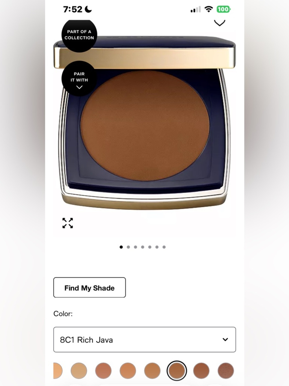 Estee Lauder Men's Compact Bronzer - Rich Java Brown